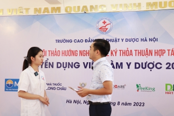 HỘI THẢO HƯỚNG NGHIỆP & LỄ KÝ THOẢ THUẬN HỢP TÁC  TUYỂN DỤNG VIỆC LÀM Y DƯỢC 2023